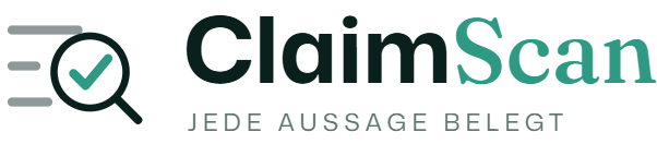 ClaimScan — jede Aussage belegt